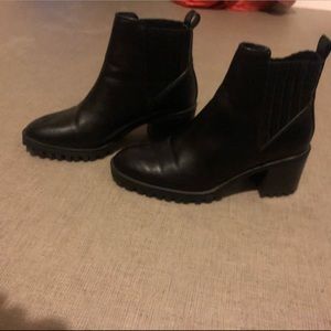 Zara black booties